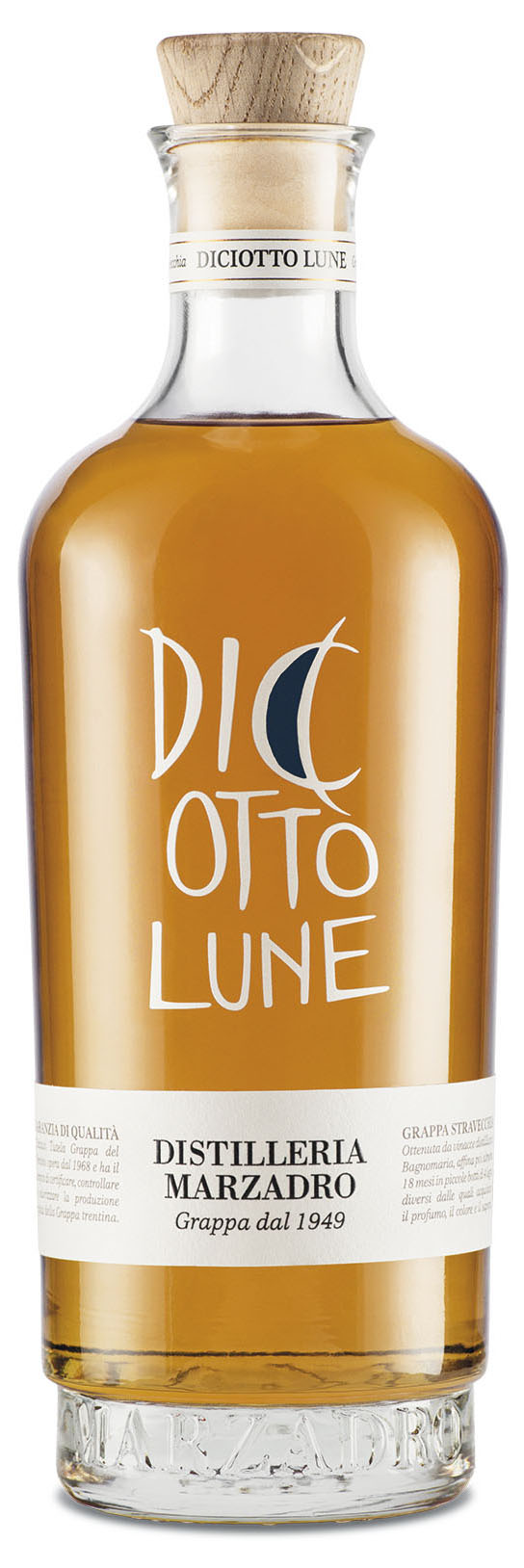 Marzadro Grappa Le Diciotto Lune, 0,5 l