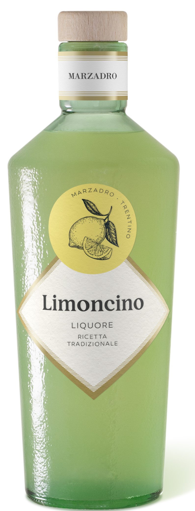 Marzadro Limoncino Ricetta Traditionale, 0,7 l